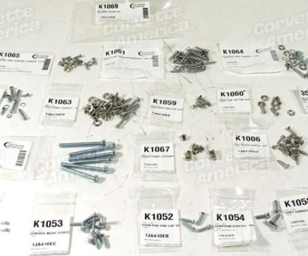 Corvette Interior Screw Kit, 1958-1960