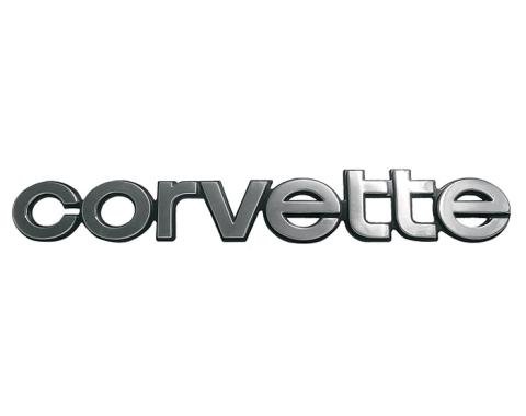 Corvette Rear Bumper Emblem, 1980-1982