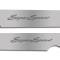 American Car Craft 2010-2015 Camaro SS - Super Sport Fuel Rail Cover Trim 2Pc, Polished Stainless Steel with Brushed Inlay 103008