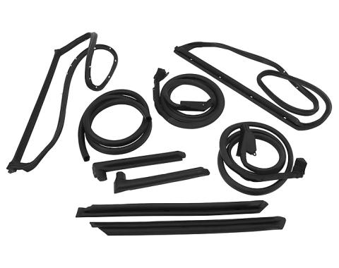Corvette Coupe Body Weatherstrip Kit, 9 Piece, USA Made, 1978-1982