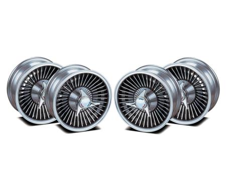 Corvette Knockoff Wheel Set, Replica, 1966