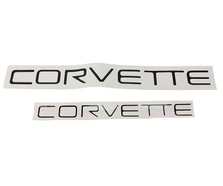 Corvette Corvette Lettering Kit, Black, 1991-1996