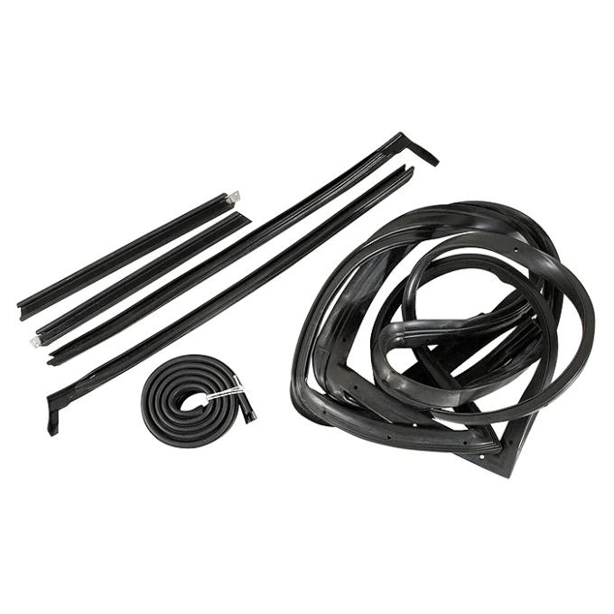 Corvette Weatherstrip Kit, Hardtop 6 Piece Correct, 1961-1962