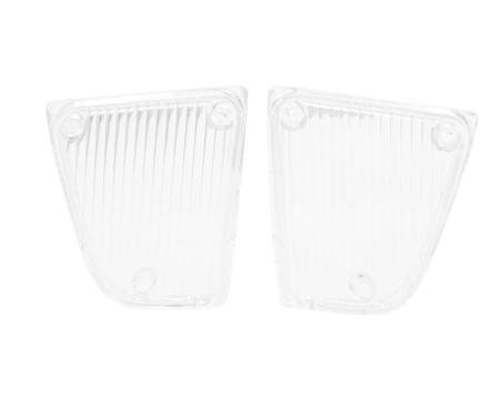 Trim Parts 1970-71 Chevrolet Corvette Clear Parking Light Lens, Pair A5300