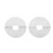 Trim Parts 1956-57 Chevrolet Corvette 2-Piece Radio Bezel W/Chrome Back Plates, Each 5281