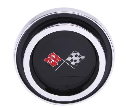 Trim Parts 1969 Chevrolet Car/1968-72 Corvette Finned Wheel Cover Emblem Assembly, Each 5953A
