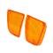 Trim Parts 1972 Chevrolet Corvette Amber Parking Light Lens, Pair A5310