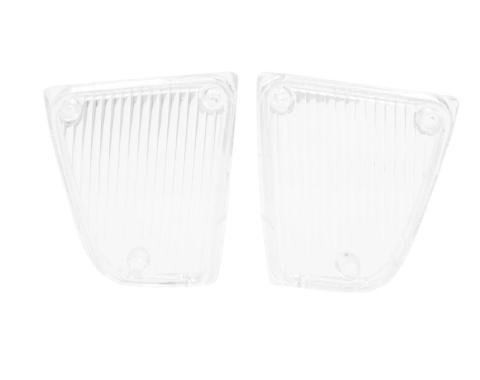 Trim Parts 1970-71 Chevrolet Corvette Clear Parking Light Lens, Pair A5300