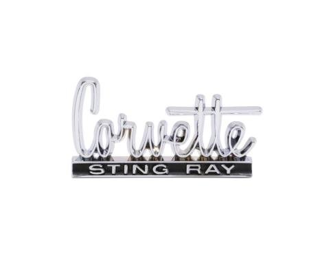 Trim Parts 1966-67 Chevrolet Corvette Glove Box Door Emblem Only, Each 5214