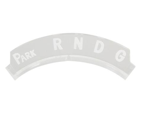 Trim Parts 1961-62 Chevrolet Full Size Car "Turboglide" Transmission Indicator Lens, Each 2098A