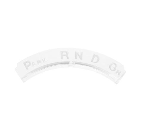 Trim Parts 1959-60 Chevrolet Car/El Camino "Turboglide" Transmission Indicator Face, Each 2069