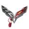 Oracle Lighting Red Rear Illuminated Emblem, Single Intensity 3633-003