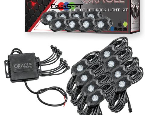 Oracle Lighting Bluetooth ColorSHIFT Underbody Rock Light Kit, 8 PCS 5797-333