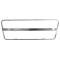 Corvette Brake Pedal Trim, With Automatic Transmission, Stainless Steel, 1968-1979