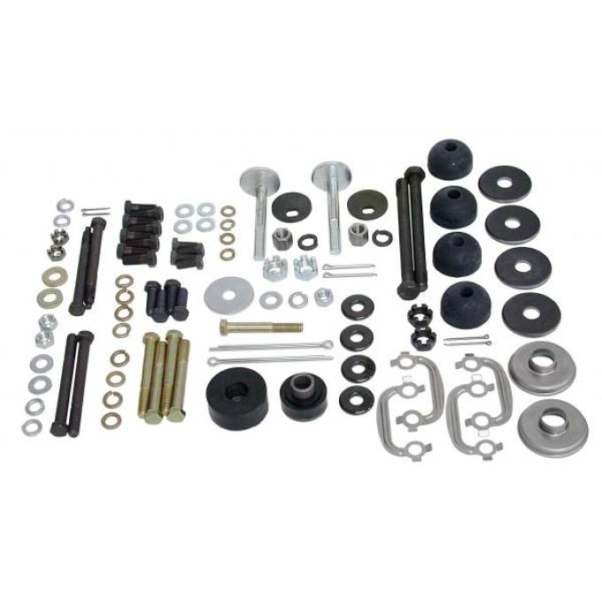 Corvette Rear Suspension Hardware Kit, Polyurethane Bushings, 1978-1979