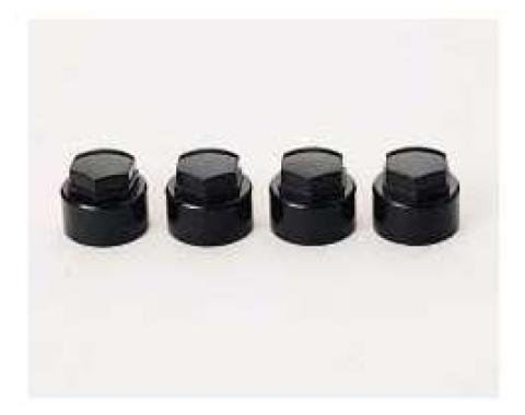 Corvette Wheel Lock Cap Set, McGard, Black, 1984-1996