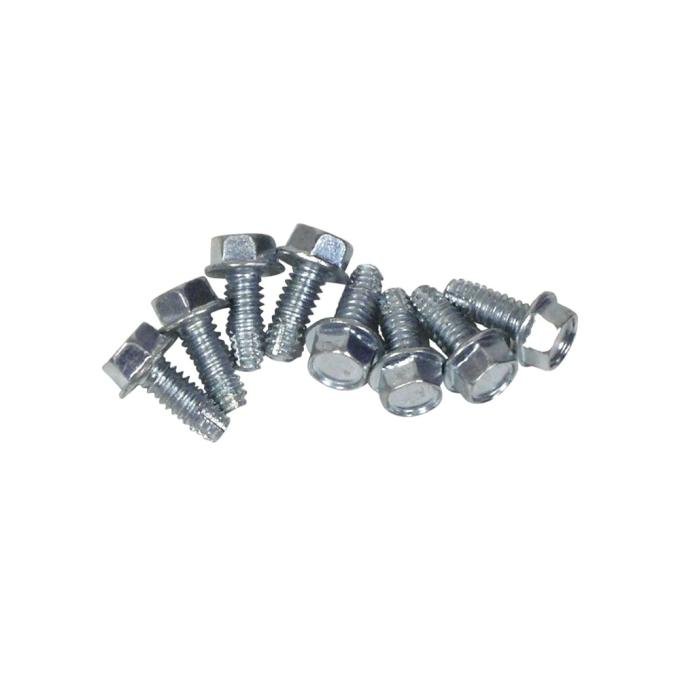 Corvette Hdlght Bucket-Housing Screws, 8 Piece, 1963