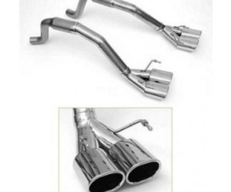 Corvette Exhaust System, B&B, Bullet Performance, With Oval Tips, 2005-2008