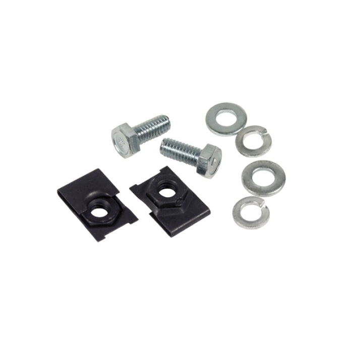 Corvette Fan Shroud Extension Bolt/Nut, with Air Conditioning 8 Piece, 1966-1967