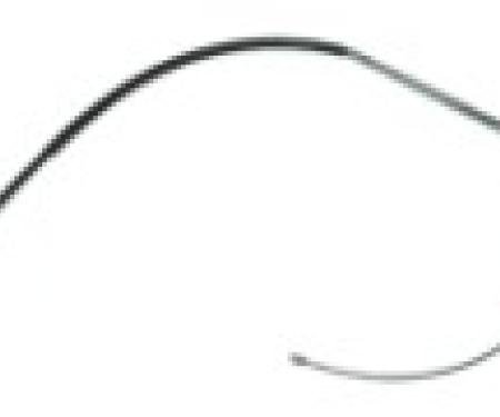 Corvette Parking Brake Cable, Front, Stainless Steel, 1988-1996