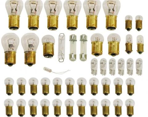 Corvette Light Bulb Set, 47 Pieces, 1976