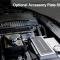 2015-19 Challenger/Charger Hellcat - Fuse Box Cover - Stainless Steel/Optional Carbon Fiber Top Plate 333026