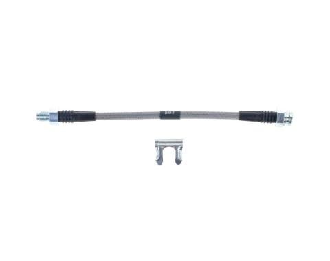 Right Stuff 1953-1982 Chevrolet Corvette, Braided Stainless Steel Rear Brake Flex Hoses FHV3S