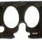 CA 1974-1976 Chevrolet Corvette Dash Pad Lower LH with Air Conditioner