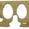 CA 1977 Chevrolet Corvette Dash Pad Lower LH with Air Conditioner