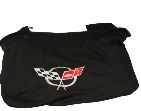 Corvette Rear Cargo Shade, With Embroidered C5 Logo, 1997-2004