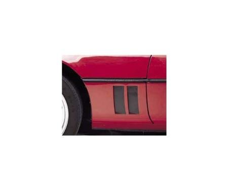 Corvette Side Vent Louver Decals, 1984-1990