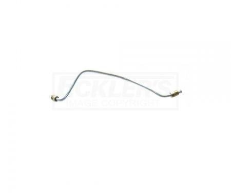 Corvette Front Left Wheel Brake Lines, Stainless Steel, 1974-1982