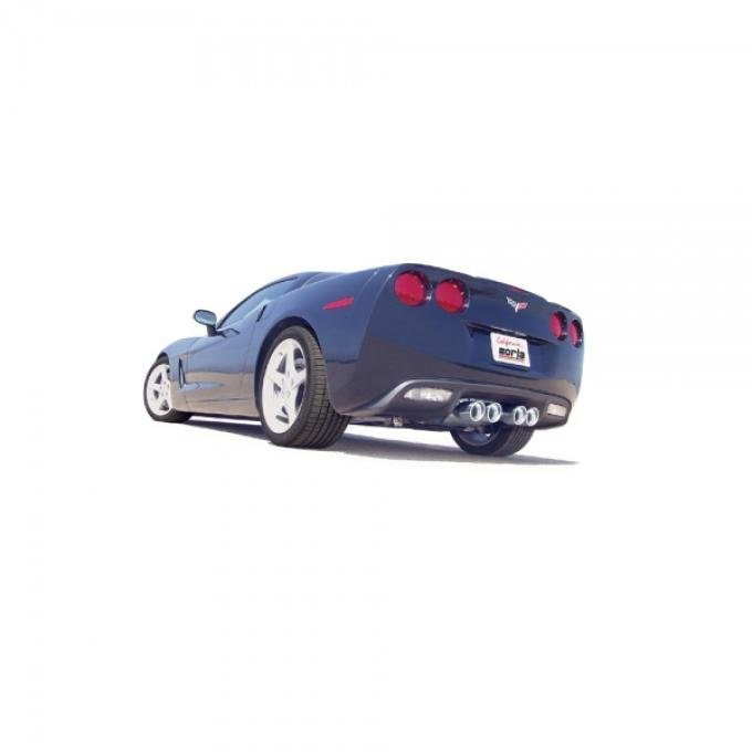 Borla Exhaust System ATAK Stainless Steel Cat Back Exhaust With X-Pipe| 140453 Corvette C6 2005-2008