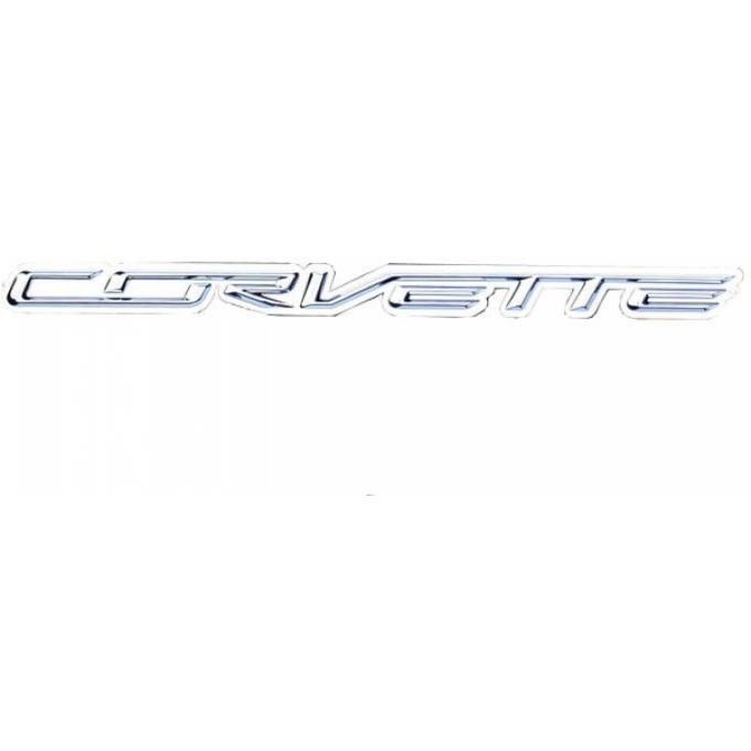 Corvette Metal Sign, C7 Corvette Script 50" X 4"