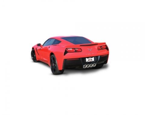 Borla Exhaust Systems ATAK Rear Section 2.75" Exhaust, 4-4.25'' Angle Intercooled Round Tips, w/o NPP, Eliminates AFM Valves| 11869 Corvette 2014-2016