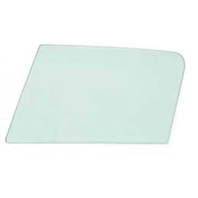 Corvette Door Glass, Non Date-Coded, Coupe, Clear, Left, 1963-1967