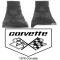 Legendary Auto Interiors Ltd Rubber Floor Mats, With C3 Logo| 25-13326 Corvette 1975-1976