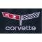 Corvette C3 1980-1981 Women's Custom Embroidered Pima Cotton Polo, Black, S-4X