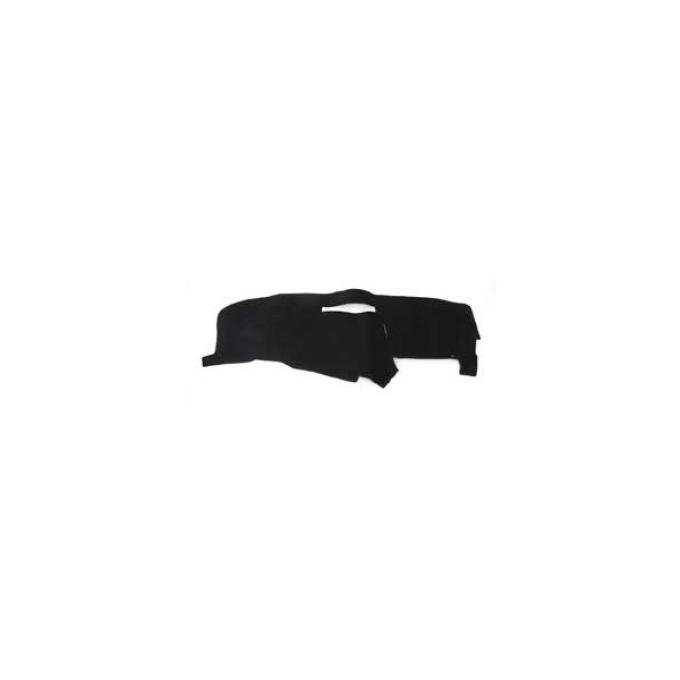 Corvette Dash Mat, CoverKing, Without Climate Control Option, Black, 1994-1996