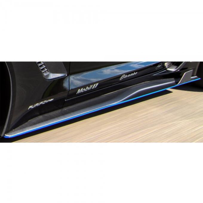Corvette Z06 ConceptZ Carbon Fiber Rocker Panels, 2015-2017