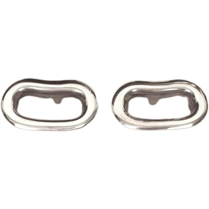 Corvette Open Knob Bezel, Door Panel, 1965-1967