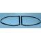 Corvette Weatherstrip, T-Tops, Latex, Late 1977-1982