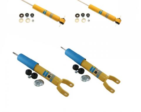 Corvette Bilstein Shock Absorbers, Front & Rear, Without Z51 Suspension, 1997-2013