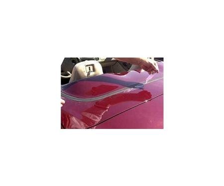 Corvette Deck Lid Protector, Convertible Top, Clear, 1998-2004