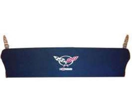 Corvette Compartment Divider, "Quiet Ride", Z06, With Carpet and C5 Z06 Logo And Corvette, 2001-2004