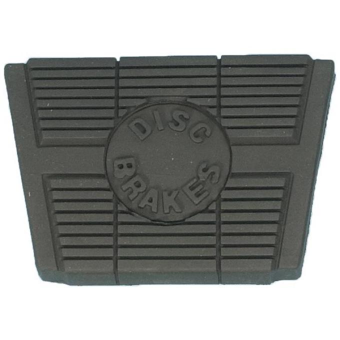 Corvette Brake Pedal Pad, For Cars With 4-Speed Transmission, 1980-1981