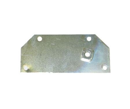 Corvette Seat Hold Down Retainer Plate Underbody Front Left, 1956-1962