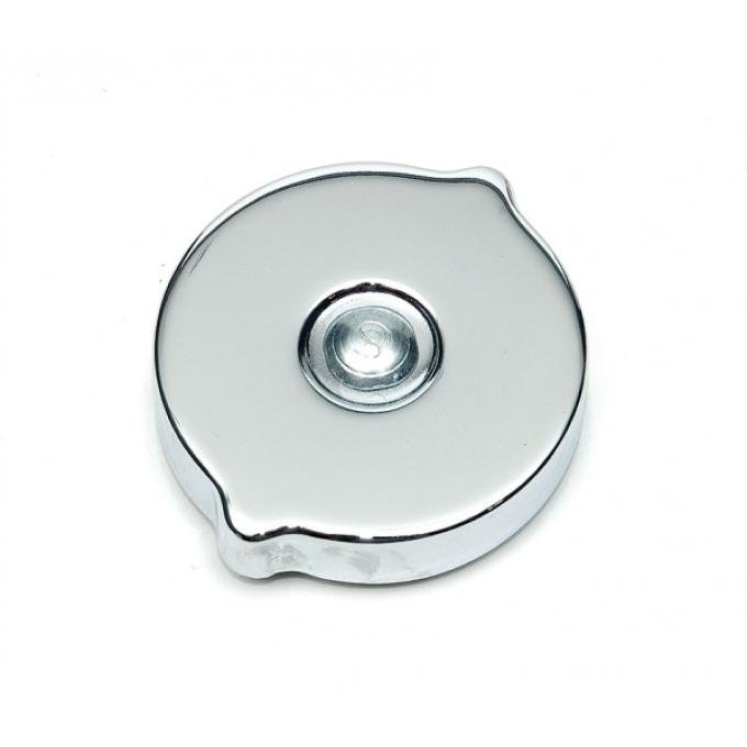 Corvette Oil Filler Tube Cap, 327 Chrome, 1966-1968
