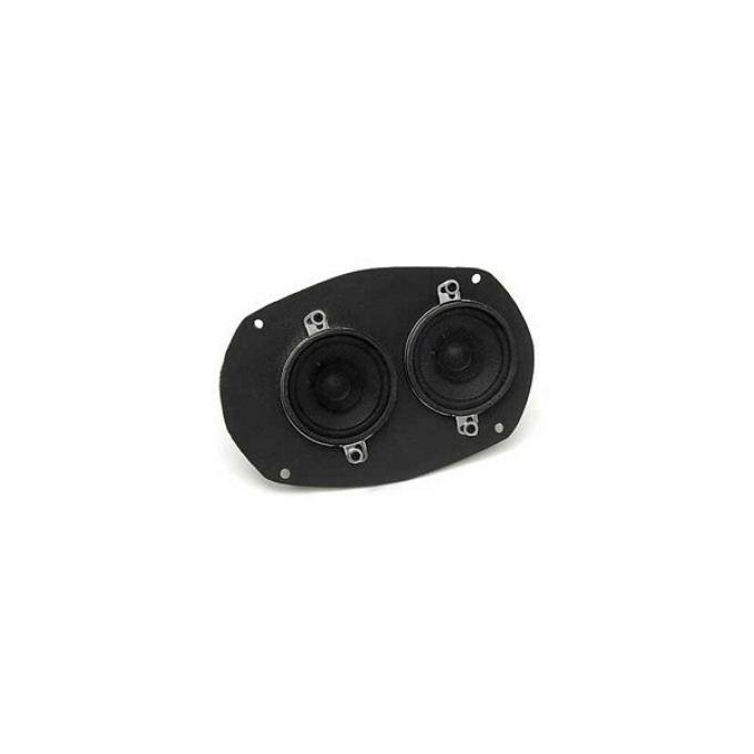 Custom Autosound, Dual Custom Stereo Speaker, 60 Watt, For Cars With Air Conditioning| SPK 1007 Corvette 1963-1967