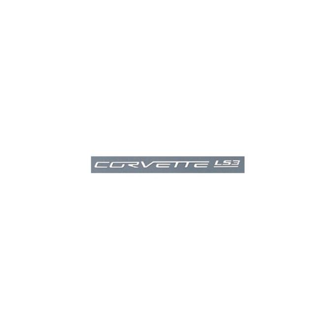 Corvette Fuel Rail Letter Set, LS3, Ultra Chrome, 2008-2013